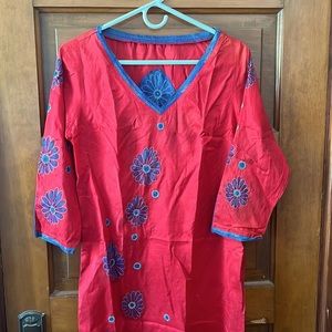 Beautiful silk salwar kameez